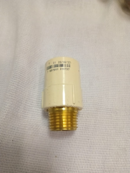 Conector CPVC 22 x 12mm